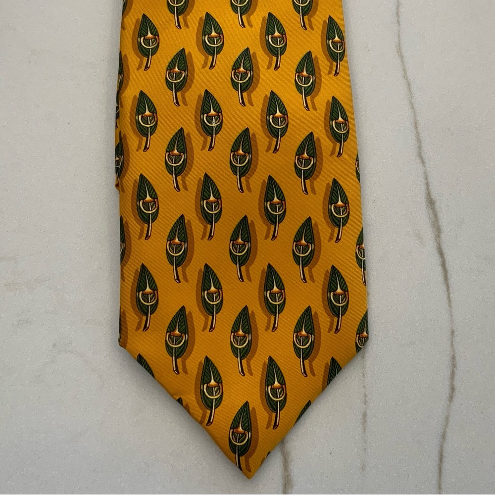CELINE Vintage 90’s Paris Silk Tie